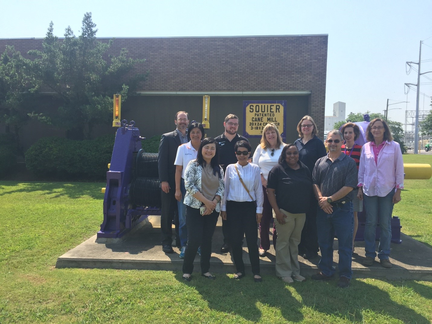 Visit of Thai Delegation to the Audubon Sugar Institute in St. Gabriel